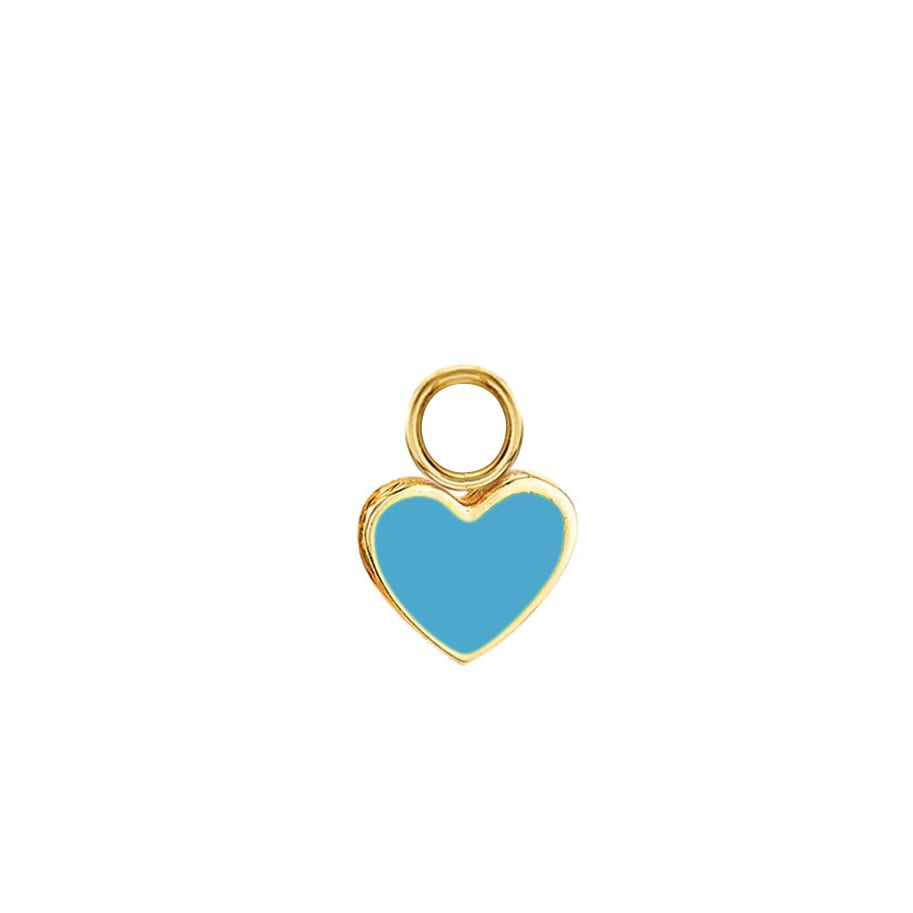 Candy Heart Charm Turquoise