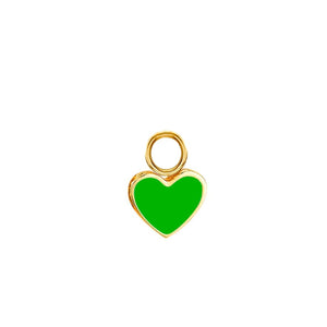 Candy Heart Charm Green