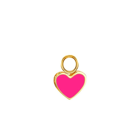 Candy Heart Charm Pink