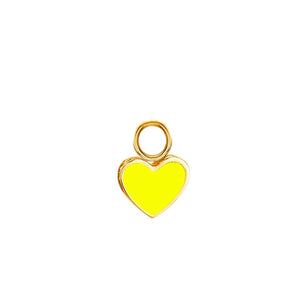 Candy Heart Charm Yellow