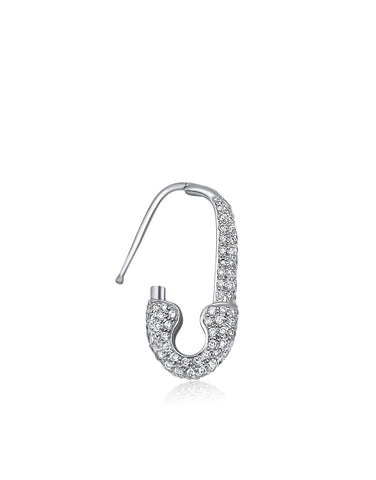 New Diamond Joint Safety Pin ™ White Gold